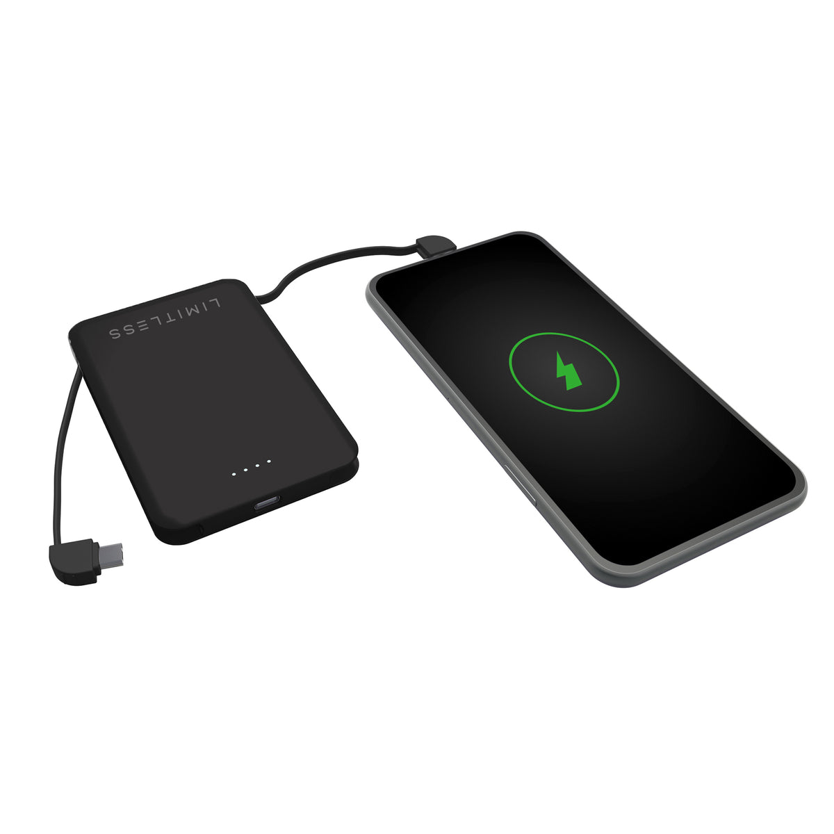 PocketCharge 5,000mAh Universal Power Bank with Builtin Charging Cabl