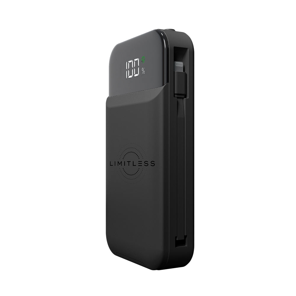 Ultimate Pro 15,000mAh Portable Power Bank With Wall Plug, Digital Dis