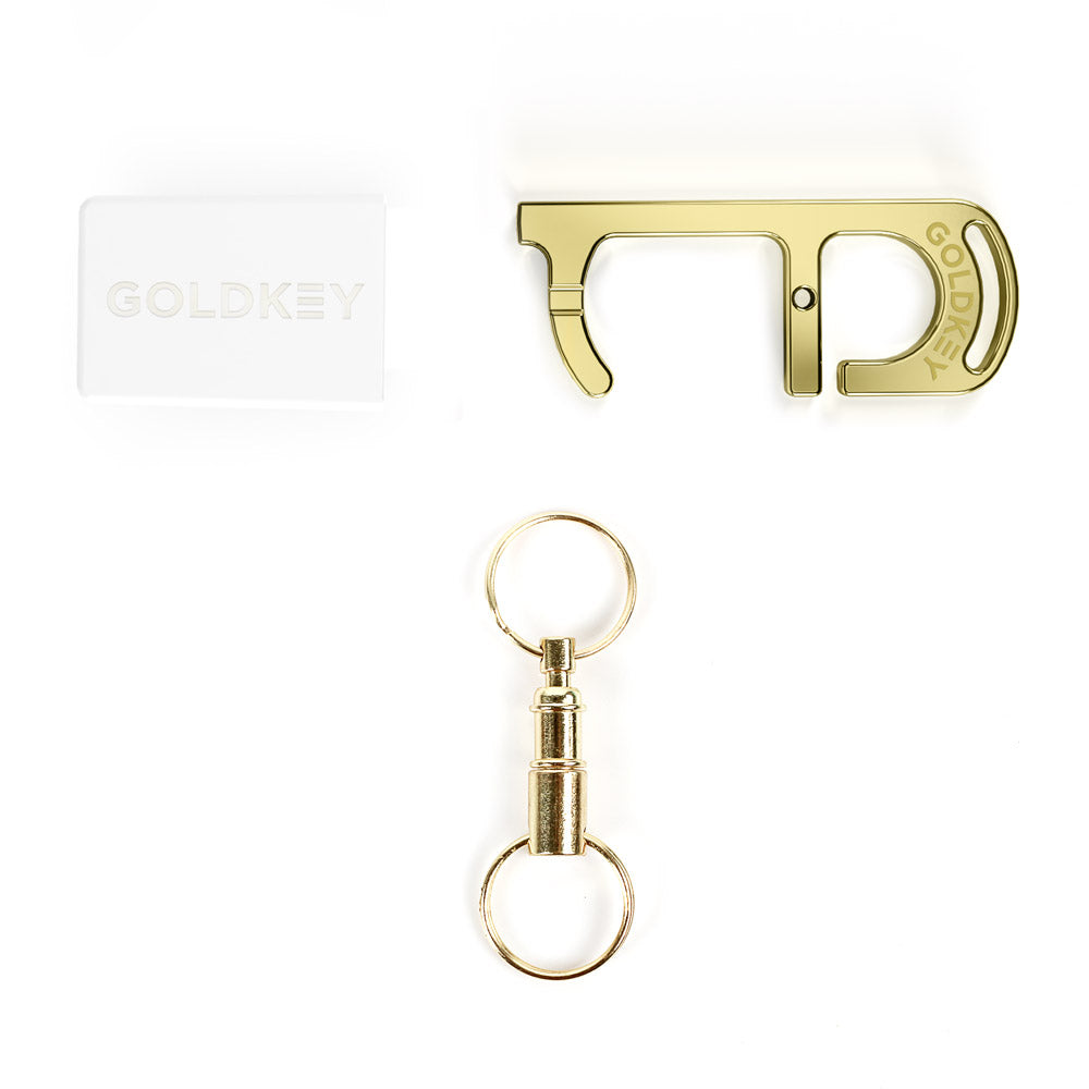 Mini Key Ring Pen Kit - Gold