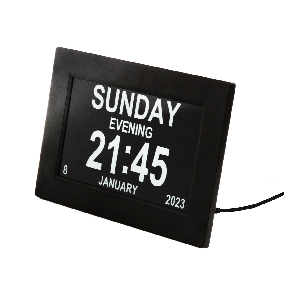 LifeClock Digital Calendar Alarm Clock Photo Frame And USB Charger LifeClock Digital Calendar Alarm Clock Photo Frame And USB Charger