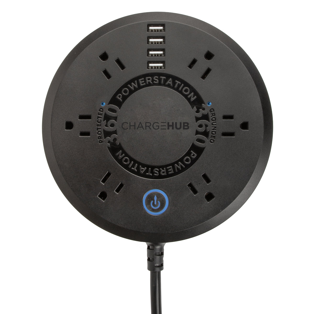 ChargeHub Powerstation 360 Surge Protector Power Strip Limitless