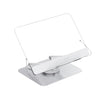 Acrylic Laptop & Tablet Stand with 360° Rotating Base