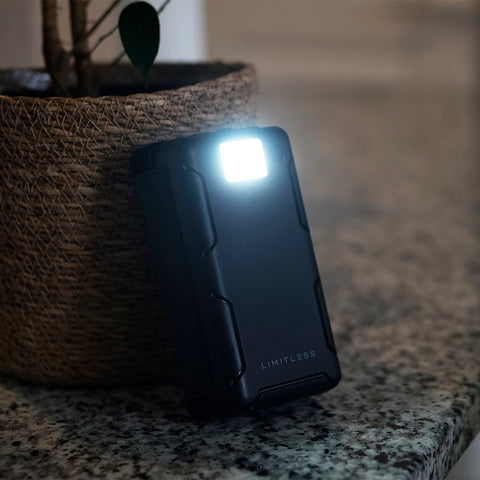 20,000mAh Solar Power Bank with 4x Foldable Solar Panels