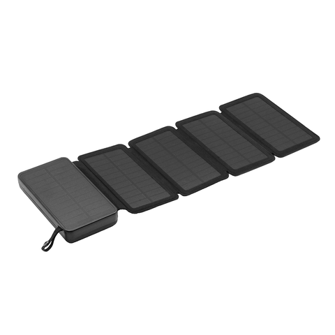 20,000mAh Solar Power Bank with 4x Foldable Solar Panels