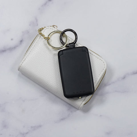 Key Fob Universal Power Bank with Built-In Charging Cables