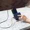 Elite 15,000mAh Power Bank with Wall Plug, Built-In Cables, Digital Display & Wireless Charging