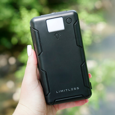 20,000mAh Solar Power Bank with 4x Foldable Solar Panels