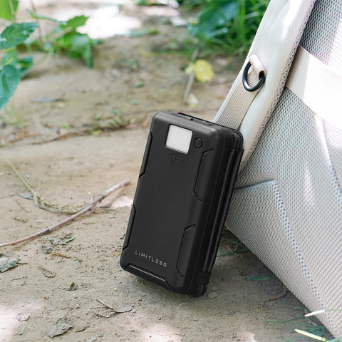 20,000mAh Solar Power Bank with 4x Foldable Solar Panels