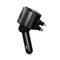 4-in-1 Adjustable Car Charger with Retractable Cables