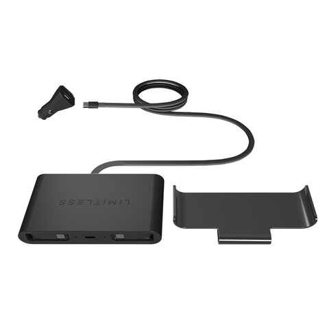 Car Charger and Extender with Retractable Cables