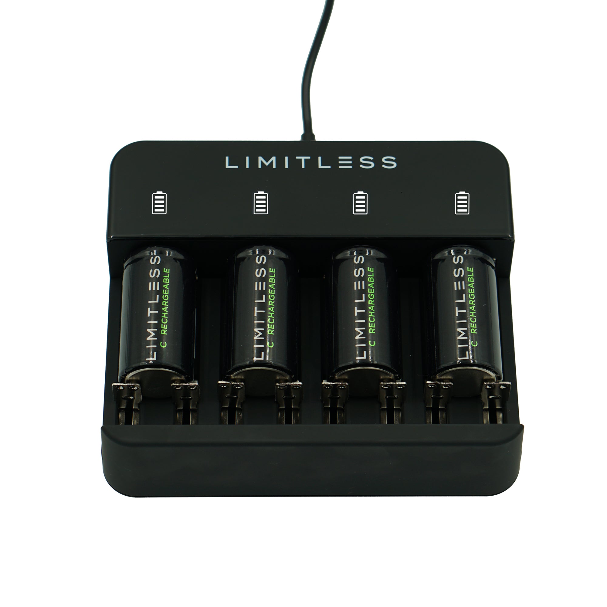 Limitless Universal NiMH Battery Charging System With Rechargeable Bat