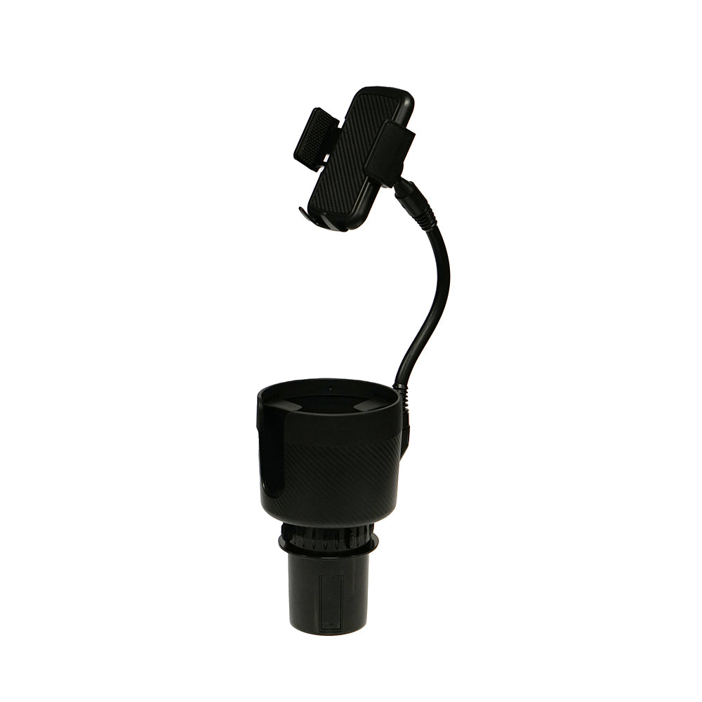 UGSHY 1 Pack Car Cup Holder Phone Mount, 360 Degrees Rotation Cup Holder  Cellphone Mount, 2-in-1 Cup Holder Expander Adapter, Multifunctional Cup