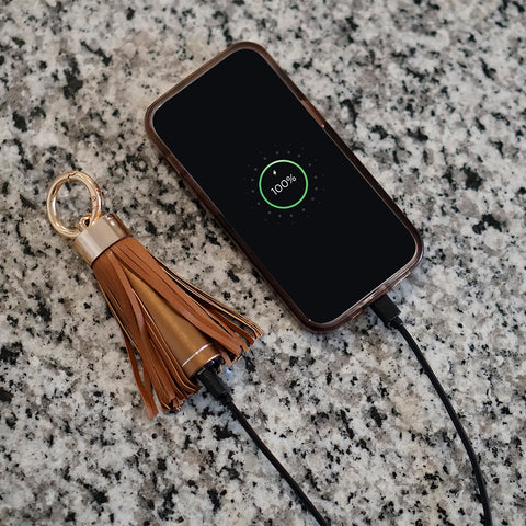 Tassel Keychain Power Bank 2-Pack
