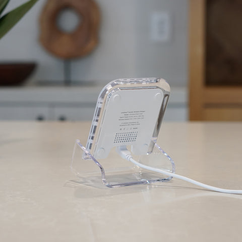 Acrylic Wireless Charging Pad and Phone Stand Base