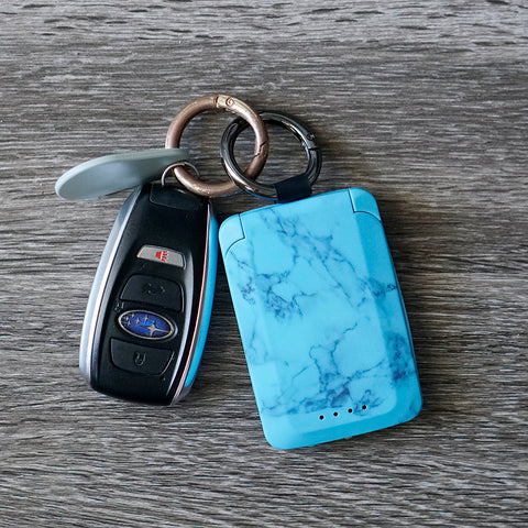 3,000mAh Key Fob Universal Power Bank with Built-In Charging Cables