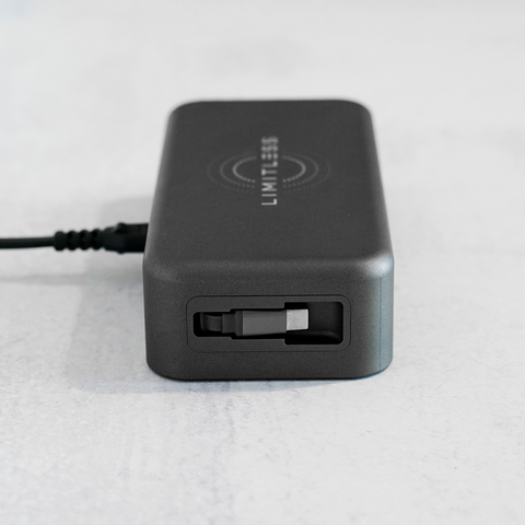 Desktop Wireless Charger with Retractable Cables