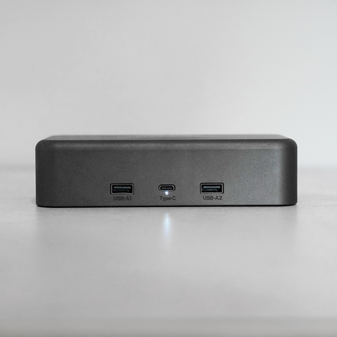 Desktop Wireless Charger with Retractable Cables