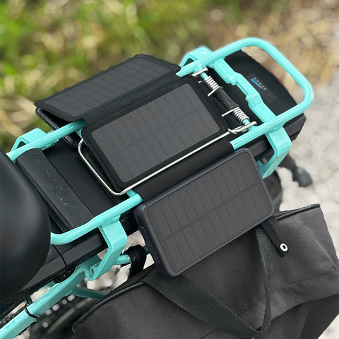 20,000mAh Solar Power Bank with 4x Foldable Solar Panels