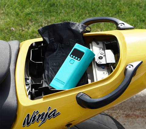 AirPro Go Portable Air Compressor, Power Bank, and Flashlight Bundle with Cable