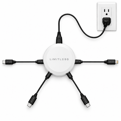 ChargeHub Multi-Station - 6-Port 65W Desktop Charging Station