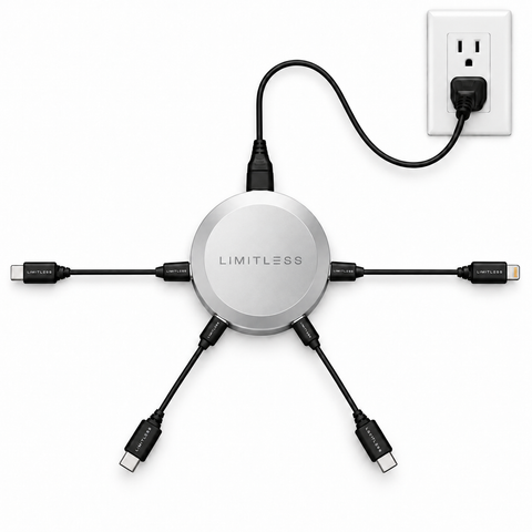 ChargeHub Multi-Station - 6-Port 65W Desktop Charging Station