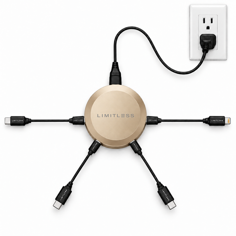 ChargeHub Multi-Station - 6-Port 65W Desktop Charging Station