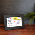LifeClock Digital Calendar, Alarm Clock, Photo Frame, and USB Charger