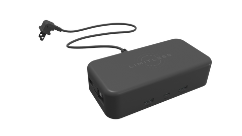 Desktop Wireless Charger with Retractable Cables