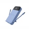 Ultimate Pro 15,000mAh Portable Power Bank With Wall Plug, Digital Display, Built-In Cables, & Wireless Charging