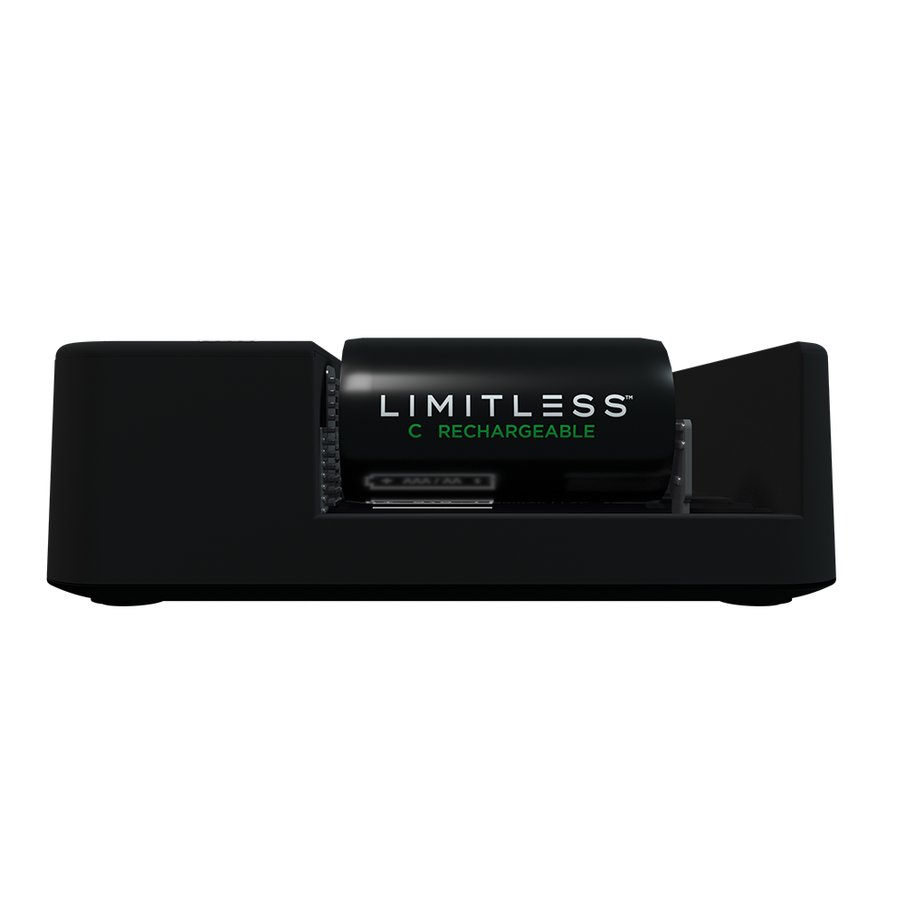 Limitless Universal NiMH Battery Charging System With Rechargeable Bat