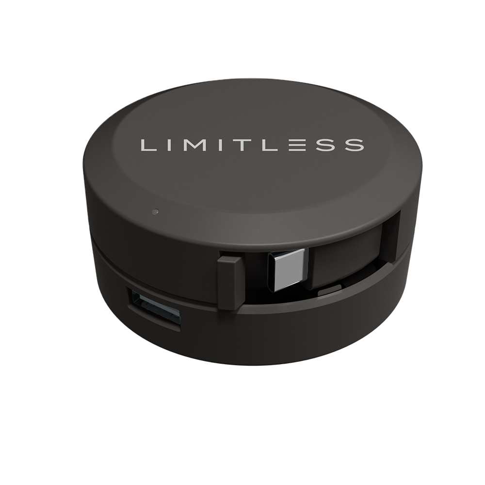 Limitless ChargeHub Retract with BuiltIn TypeC Cable Limitless