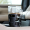 Dual CupStation - 2-in-1 Expandable Cup Holder with 360° Rotating Base – Black