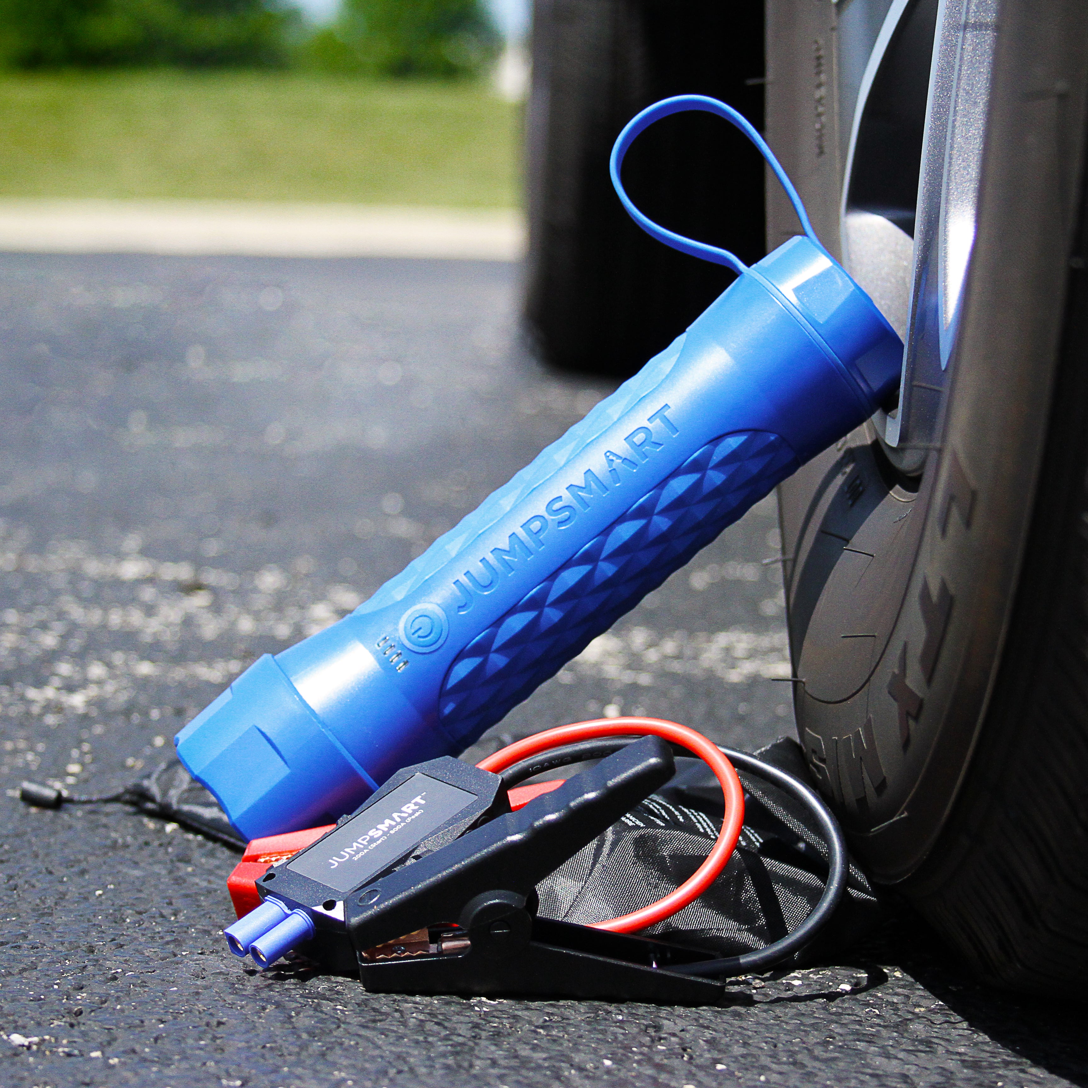 JumpSmart - 10-in-1 Portable Vehicle Jump Starter, Flashlight, Power B ...