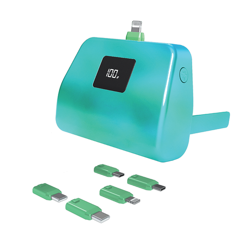 TotalBoost Mini Pro II 6,000mAh Universal Power Bank With Interchangeable Adapters & Built-In Kickstand