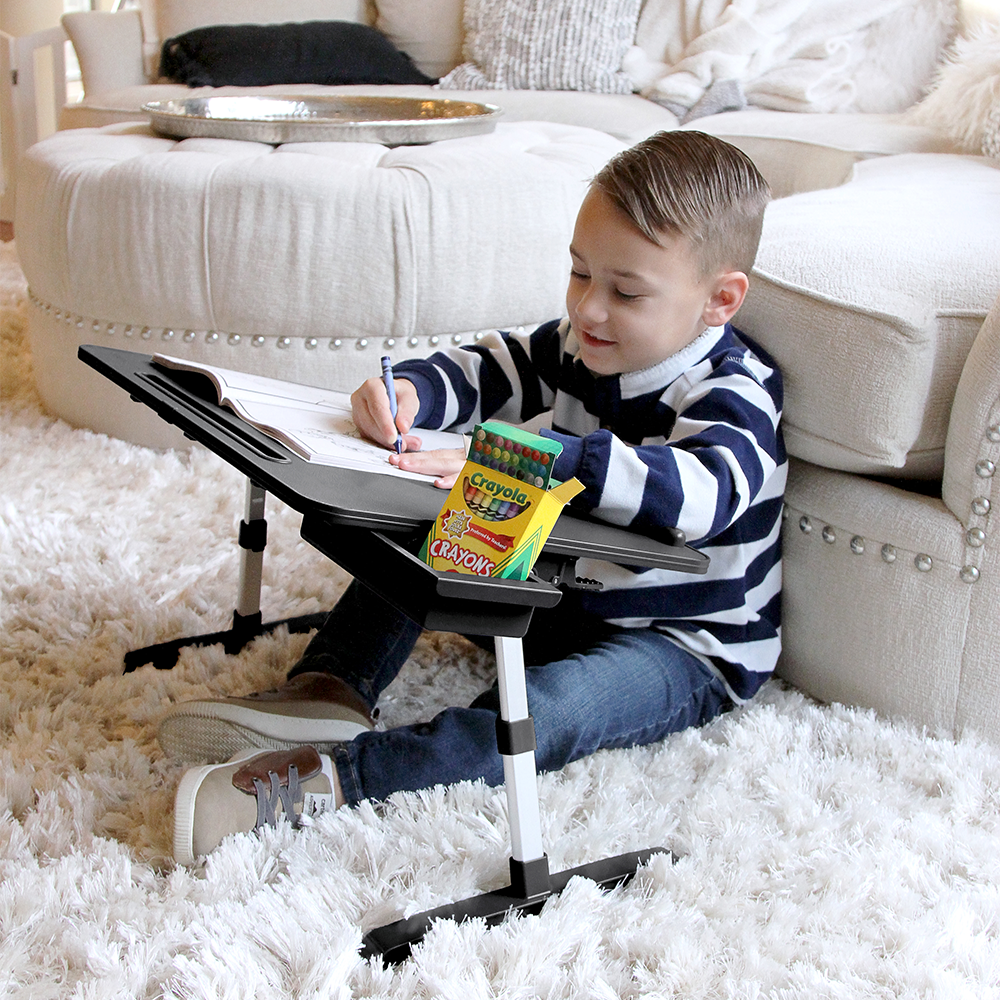 TotalDesk Portable Workstation and Lap Desk with Adjustable Height & T