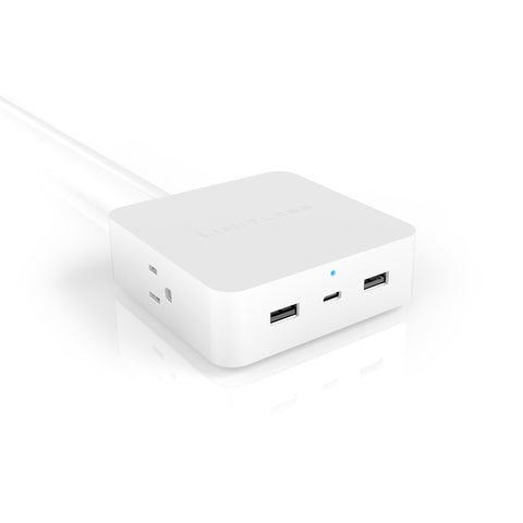 PowerPro 5-Device Charger with USB, Type-C, and AC