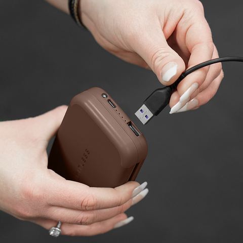 RFID Blocking Wallet & Power Bank With Built-In Charging Cable & Interchangeable Adapters