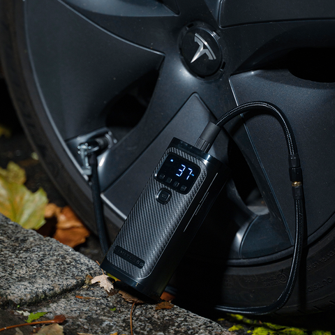 AirPro Go Portable Air Compressor, Power Bank, and Flashlight Bundle with Cable