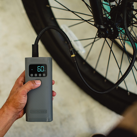 AirPro Go Portable Air Compressor, Power Bank, and Flashlight Bundle with Cable