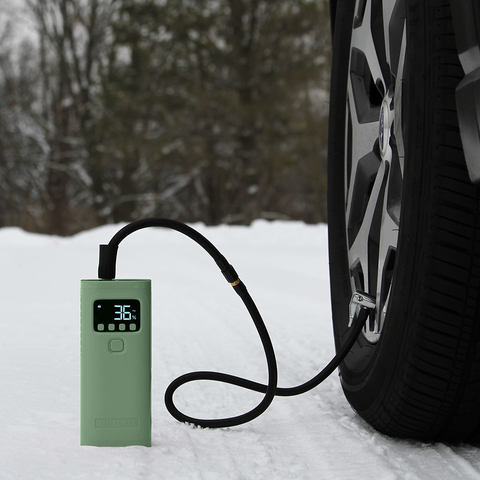 AirPro Go Portable Air Compressor, Power Bank, and Flashlight Bundle with Cable