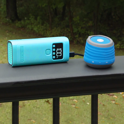 AirPro Go Portable Air Compressor, Power Bank, and Flashlight Bundle with Cable