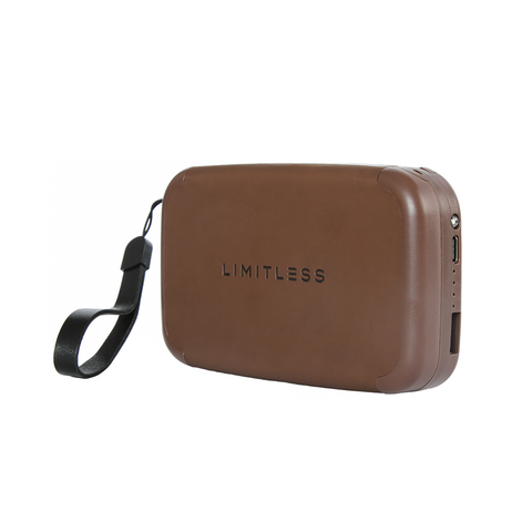 RFID Blocking Wallet & Power Bank With Built-In Charging Cable & Interchangeable Adapters