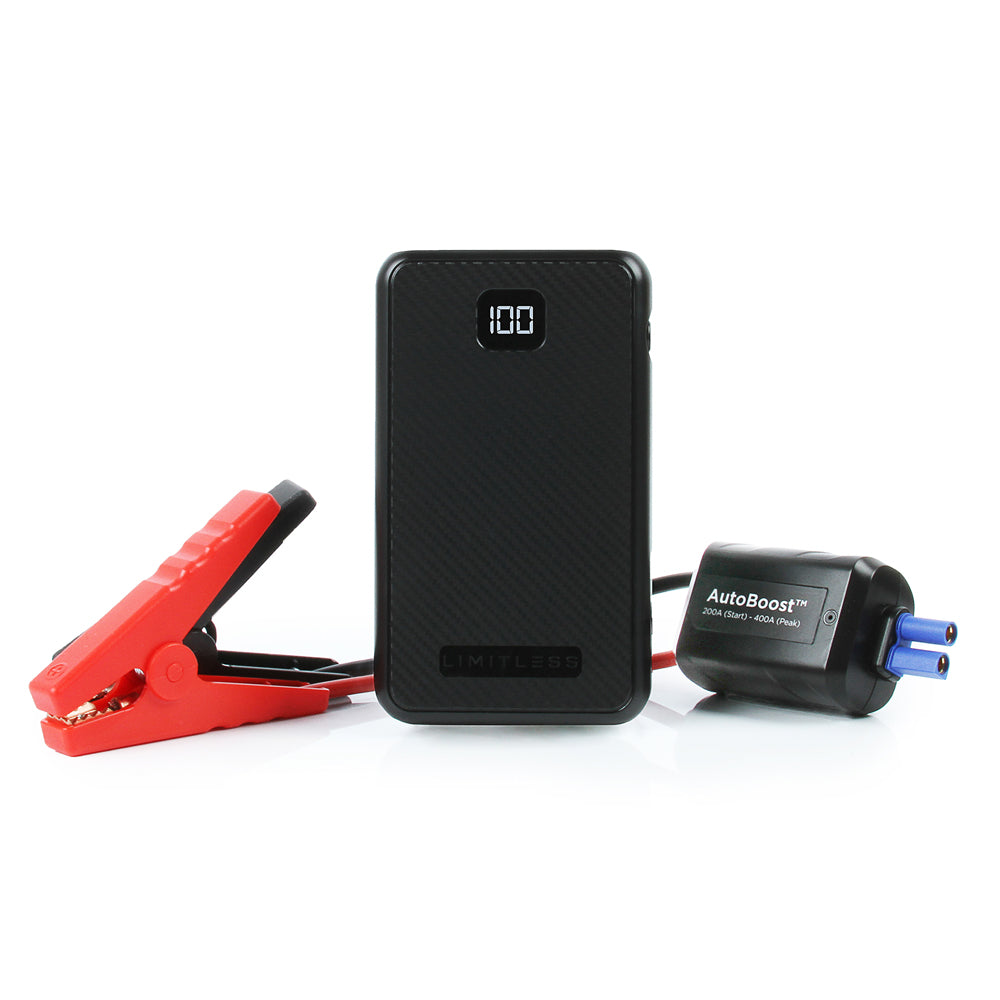 AutoBoost Portable Jump Starter, Power Bank & Flashlight– Limitless  Innovations