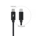 CableLinx Elite 36″ Micro and Lightning to USB-A Reversible Cable with Type-C Adapter