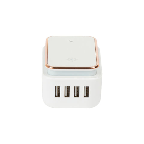 ChargeHub X4 – 4-Port USB and LED Night Light
