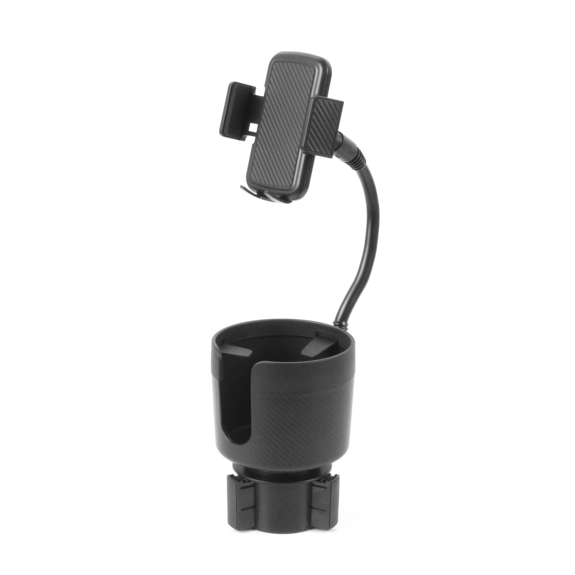 OUTXE Car Cup Holder Expander+Phone Mount, Adjustable Large Cupholder