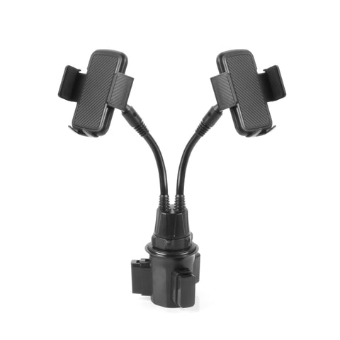 Dual PhoneStation 2-In-1 Universal Phone Mounts for Car Cup Holder