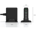 Limitless Tower 6-Port USB & Type-C Charger with Stand & Cables
