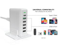 Tower 6-Port USB & Type-C Charger with Stand & Cables