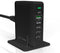 Tower 6-Port USB & Type-C Charger with Stand & Cables